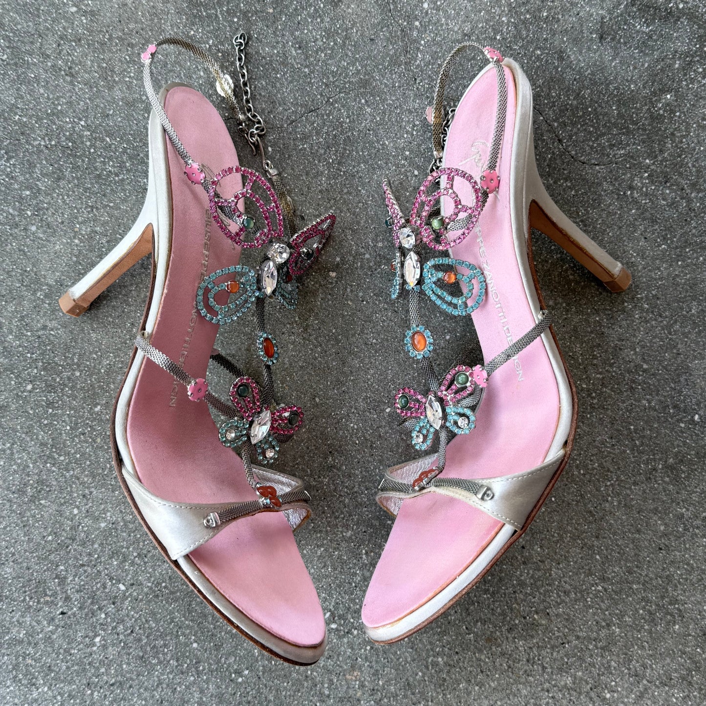 00s Giuseppe Zanotti Butterfly Sandals - US 6.5-7