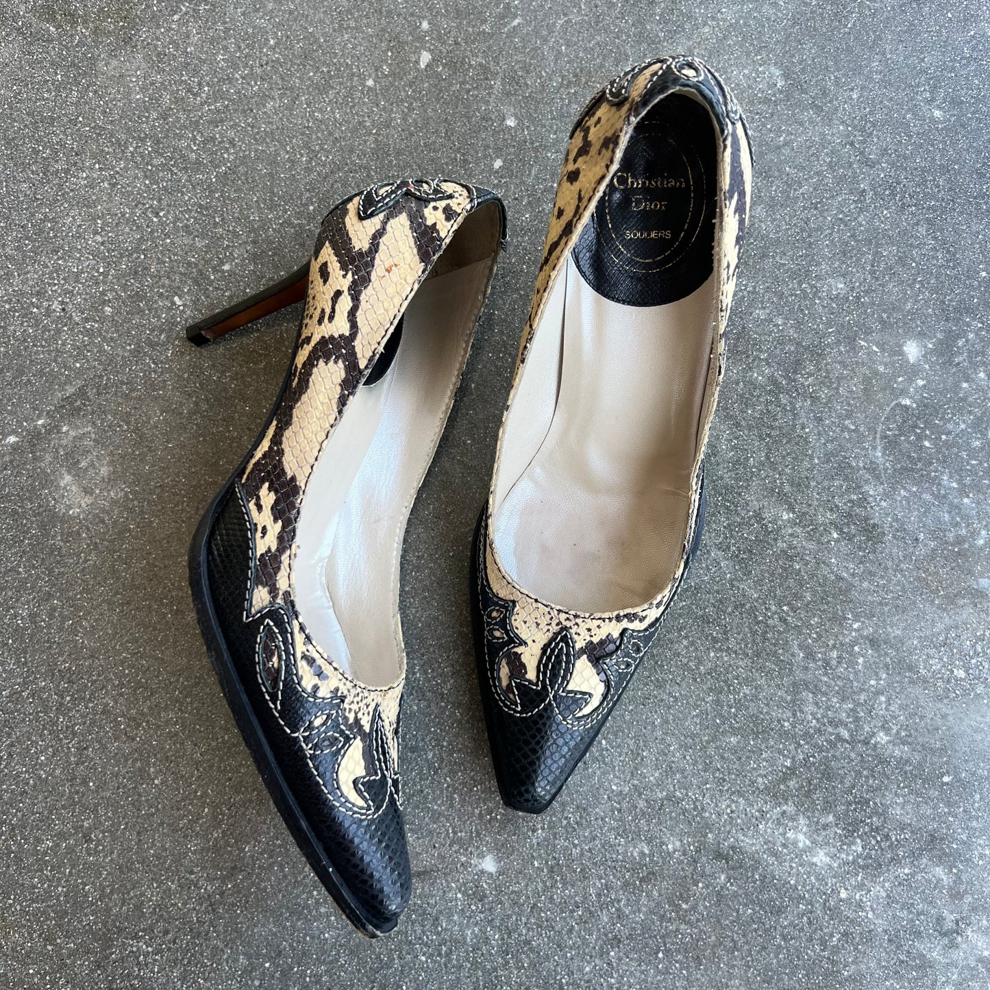 John Galliano Christian Dior Western Pumps- 40.5