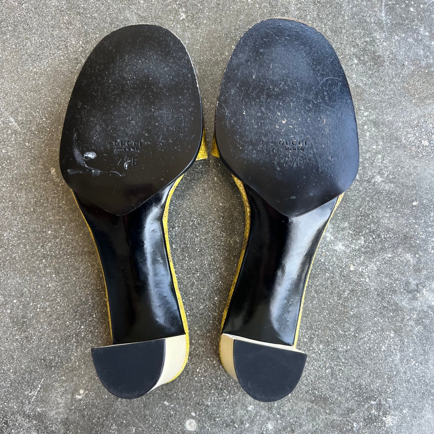 Tom Ford Gucci Python Mules 38.5