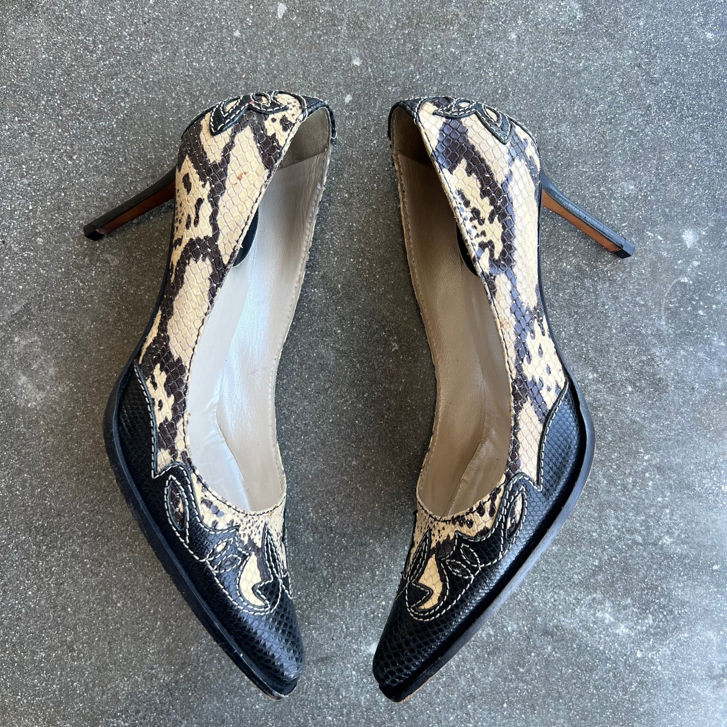 John Galliano Christian Dior Western Pumps- 40.5