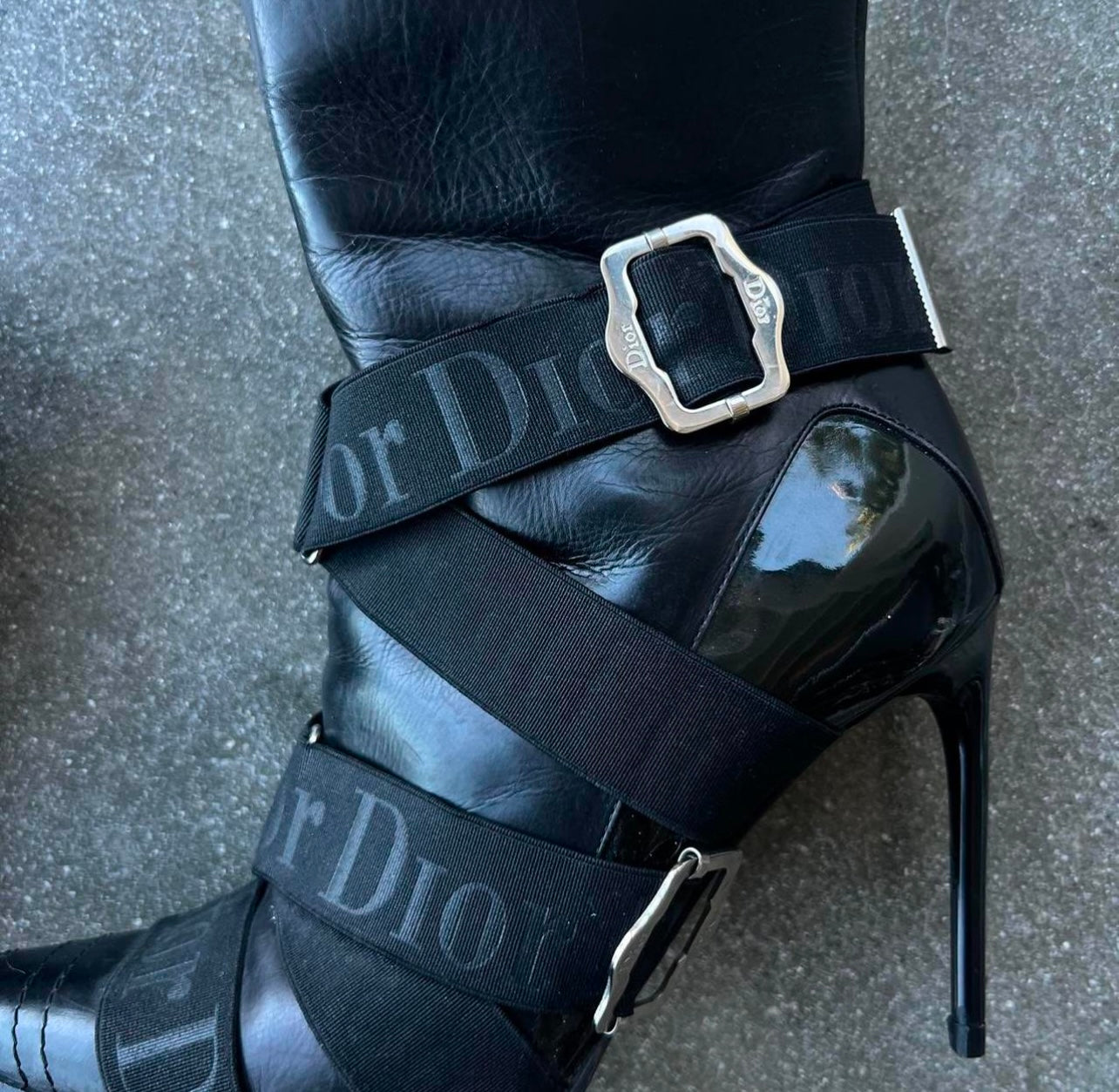 FW04 John Galliano Christian Dior Bondage Boots - 6.5