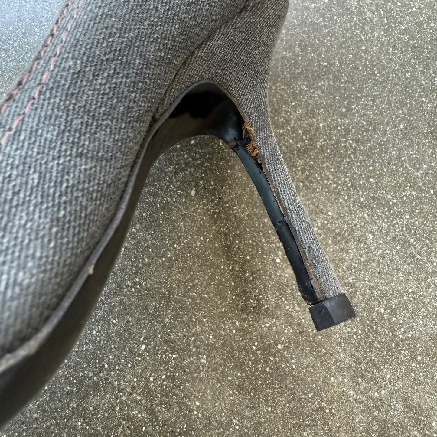SS03 John Galliano Christian Dior Denim Pumps - US 9