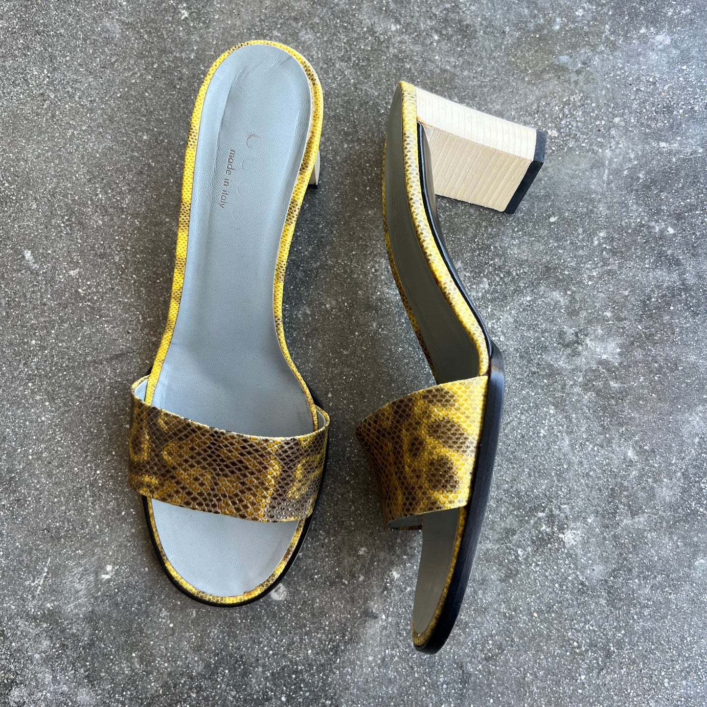 Tom Ford Gucci Python Mules 38.5