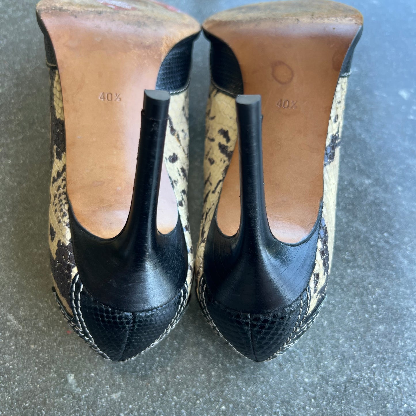 John Galliano Christian Dior Western Pumps- 40.5