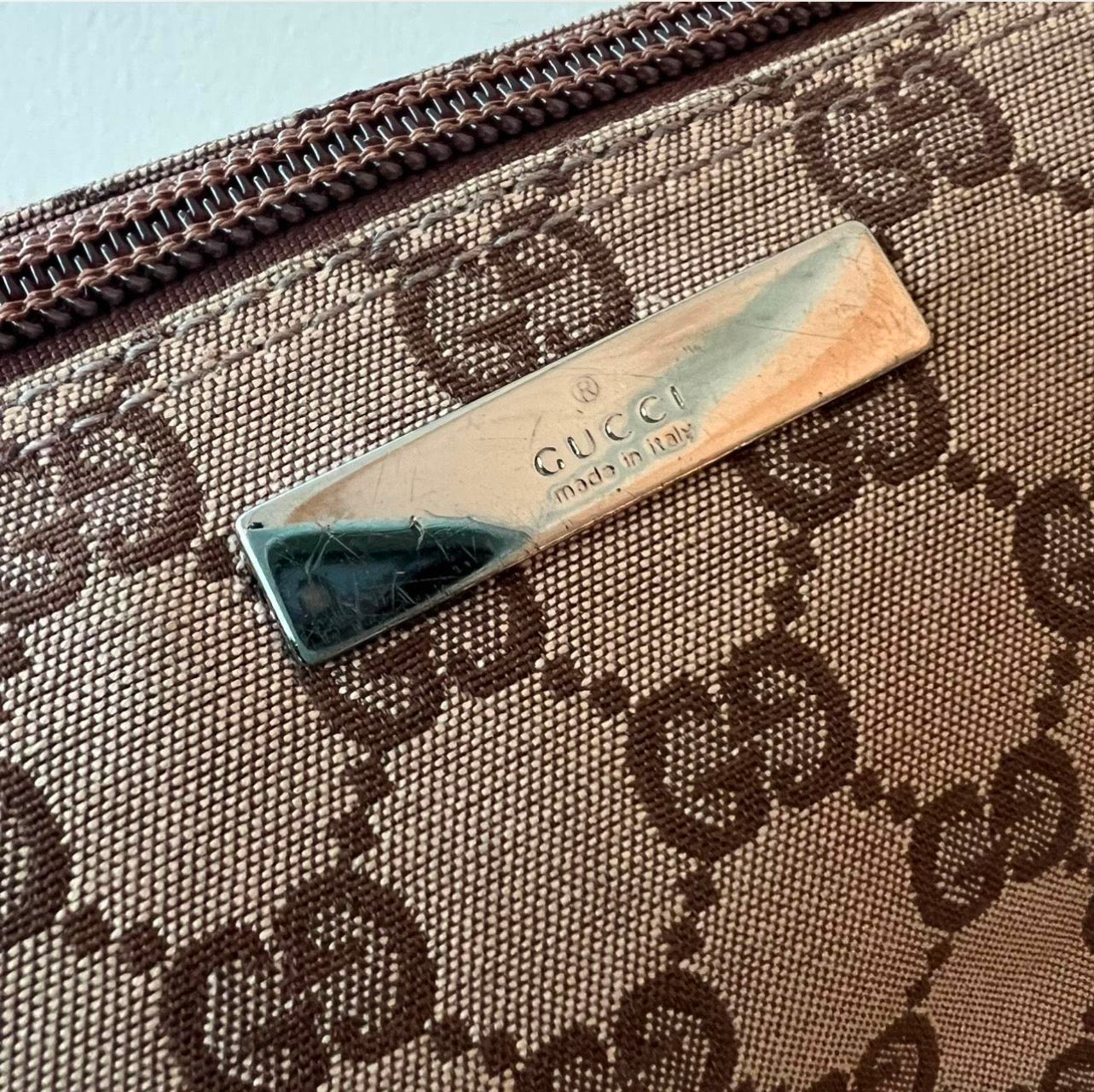 2000s Gucci Monogram Pochette