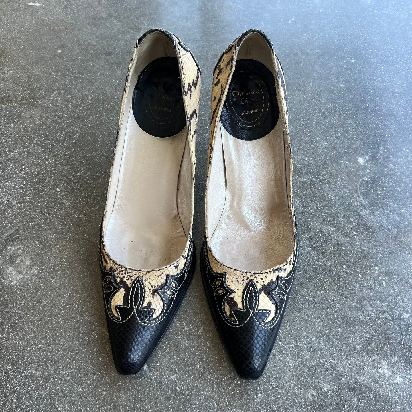 John Galliano Christian Dior Western Pumps- 40.5