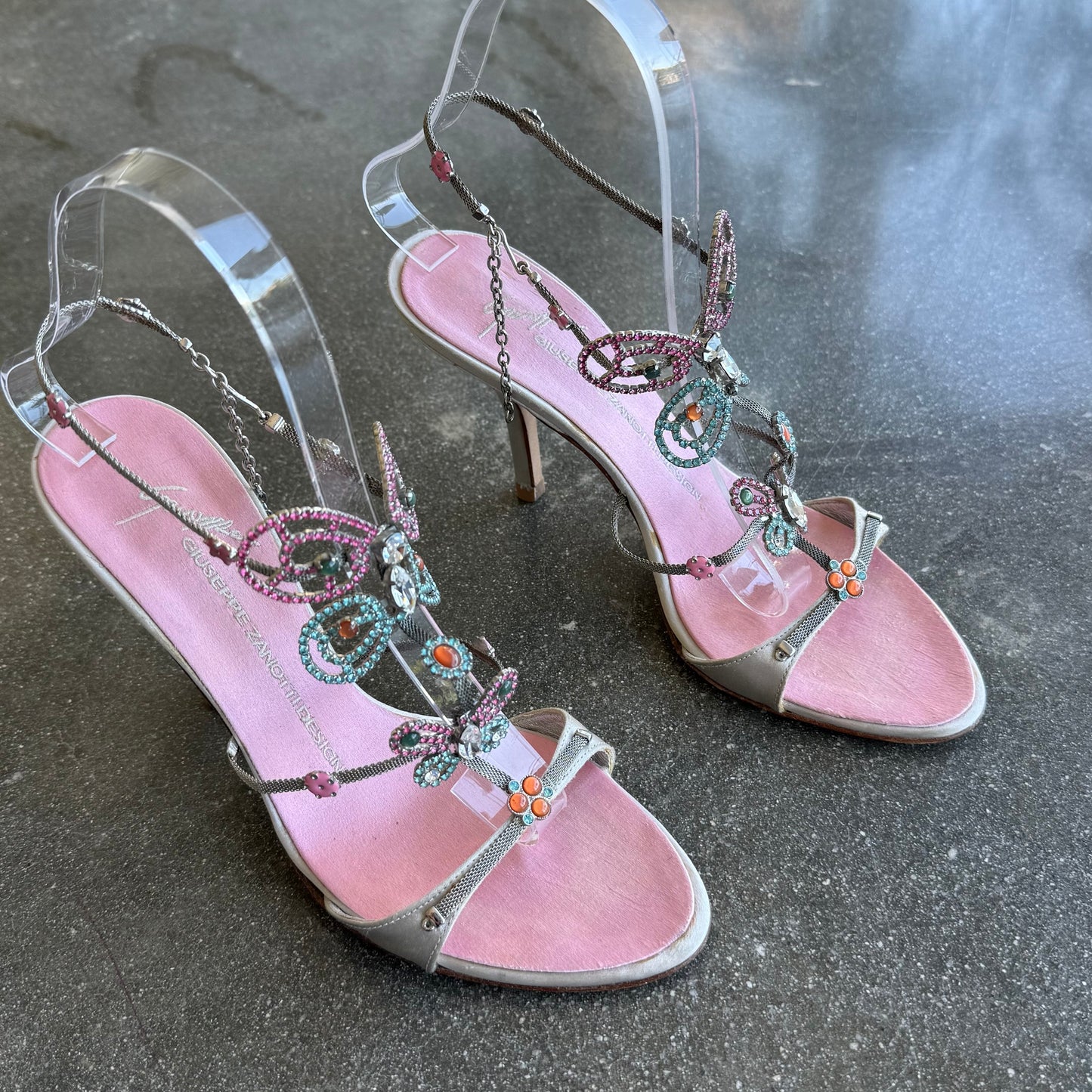 00s Giuseppe Zanotti Butterfly Sandals - US 6.5-7