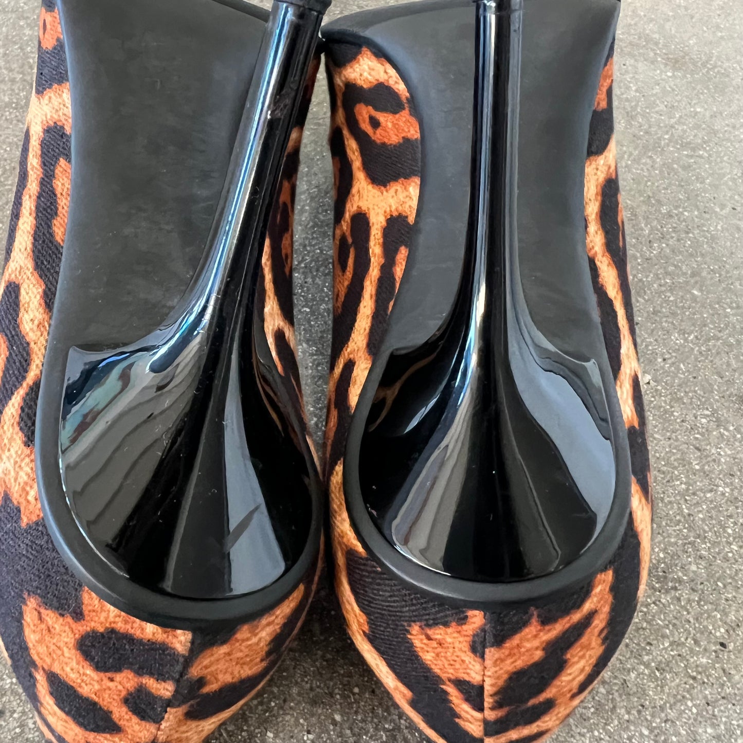FW04 Galliano I Love Dior Leopard Heels - US 10.5
