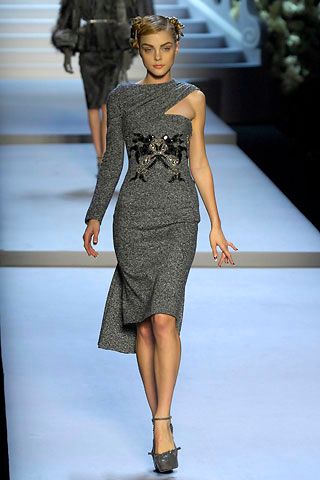 F/W2007 Galliano Dior Grey Python Platforms - US 7.5
