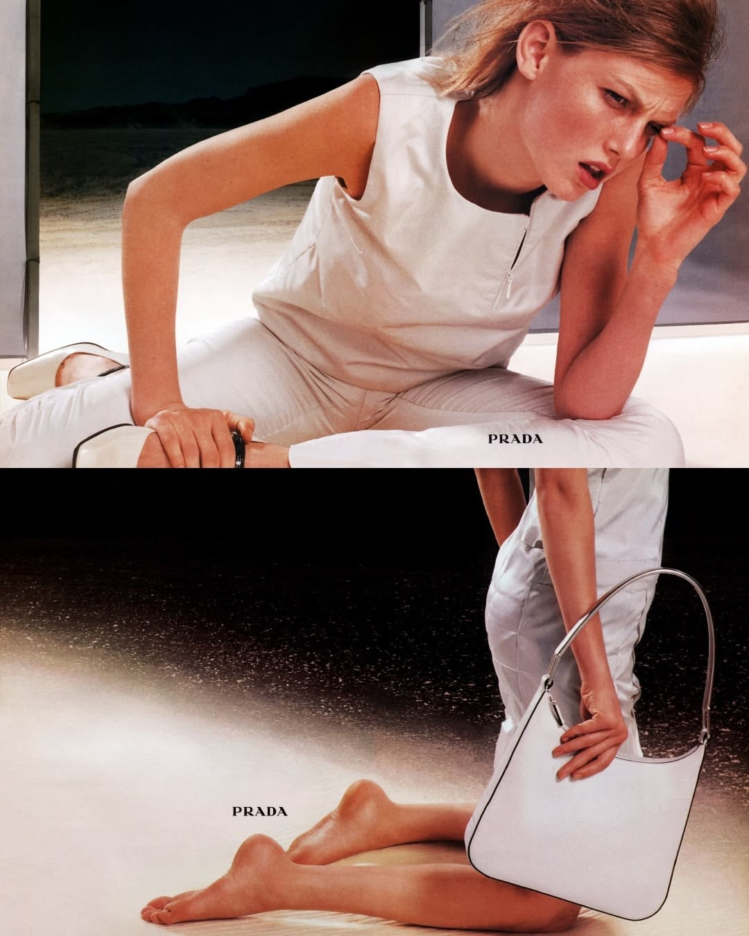 F/W1998 Prada T-Strap Leather Mules - US 6-6.5