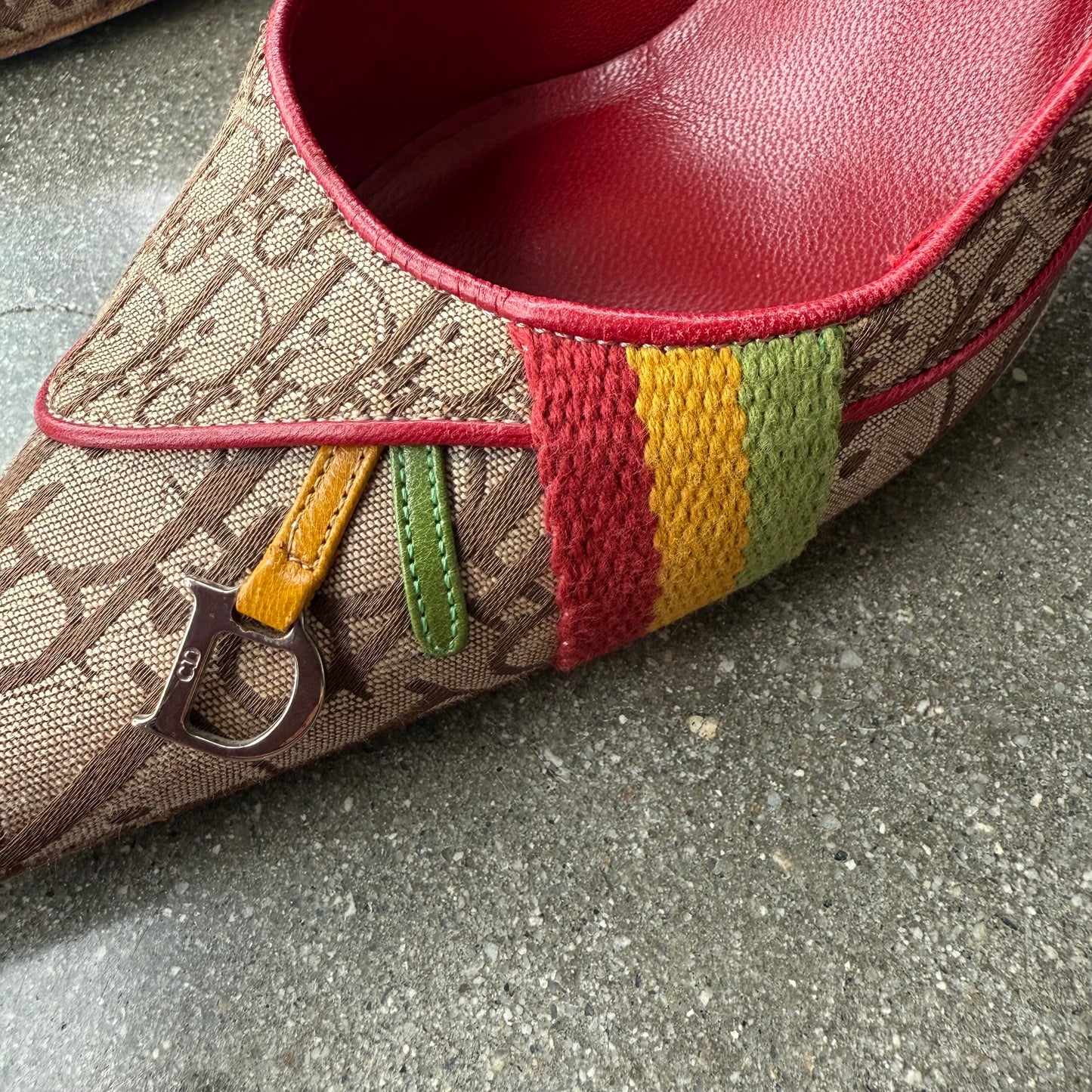 FW04 John Galliano Christian Dior Rasta Pumps - US 7.5