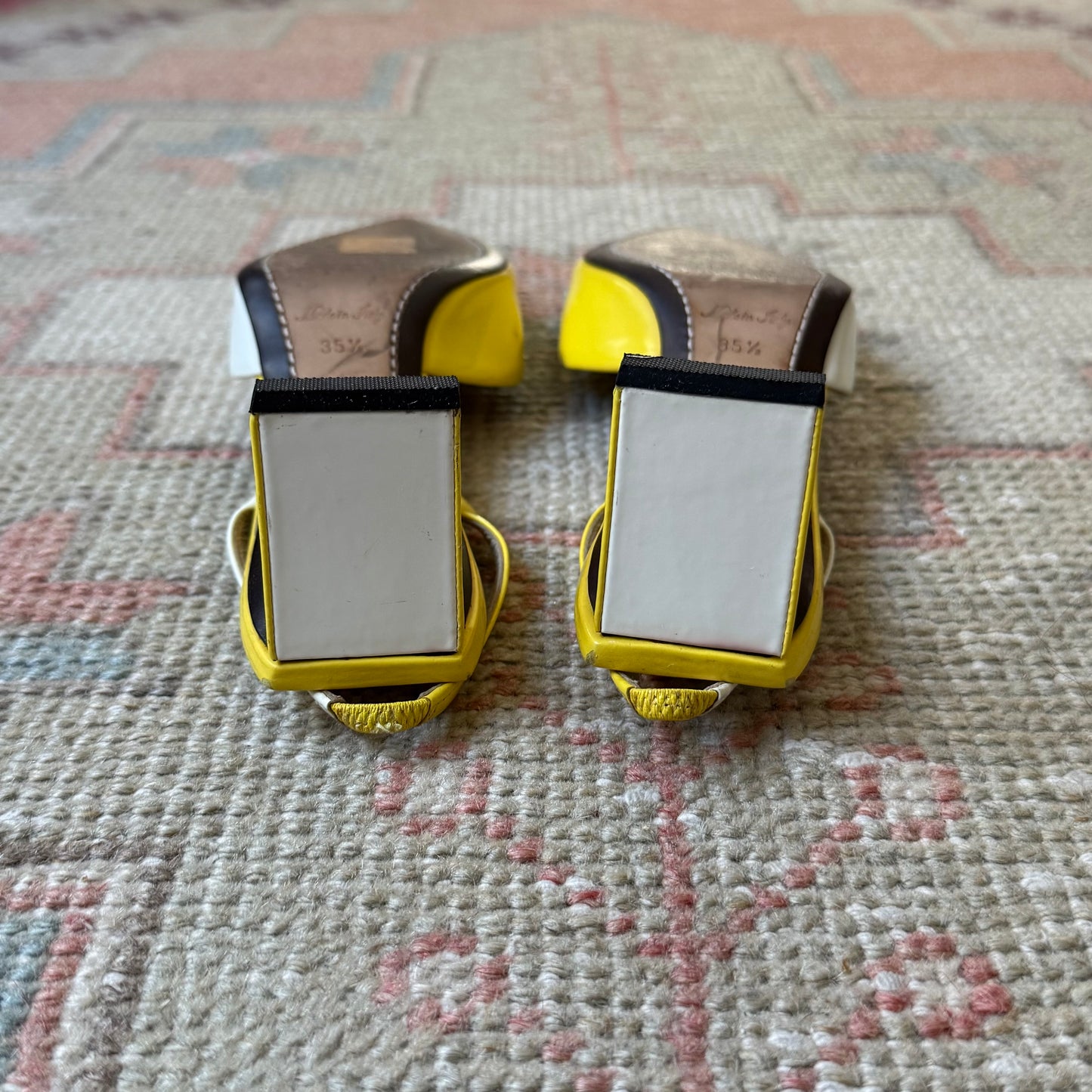 S/S2013 Marc Jacobs Louis Vuitton Checkered Slingbacks - US 6
