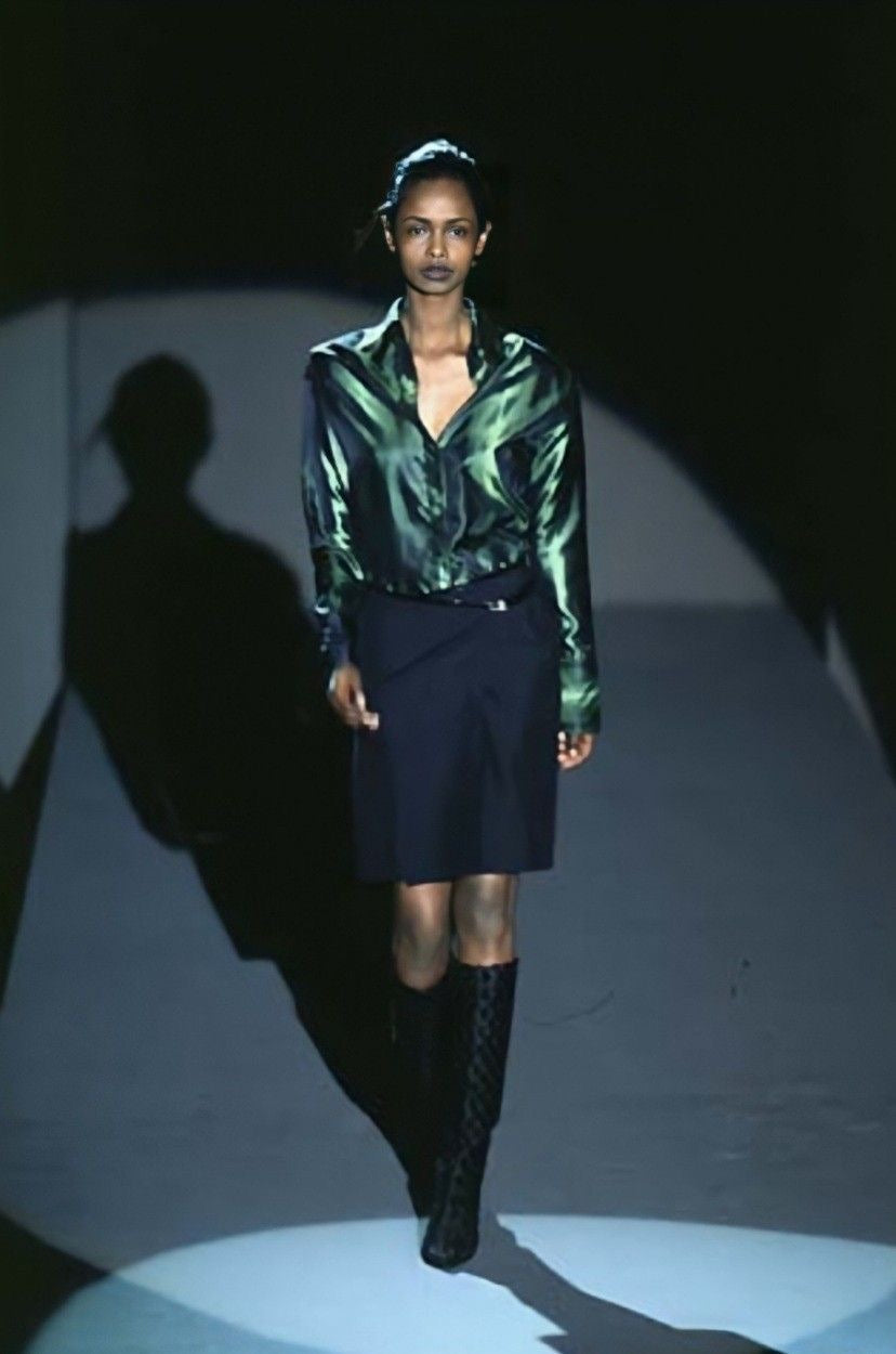 Fall 1997 Gucci Tom Ford Silk Velvet Heels - US 8