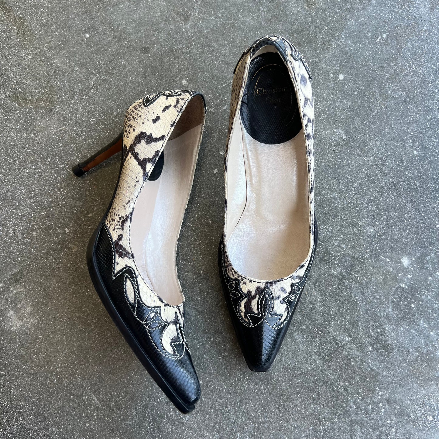 John Galliano Christian Dior Western Pumps - 38.5