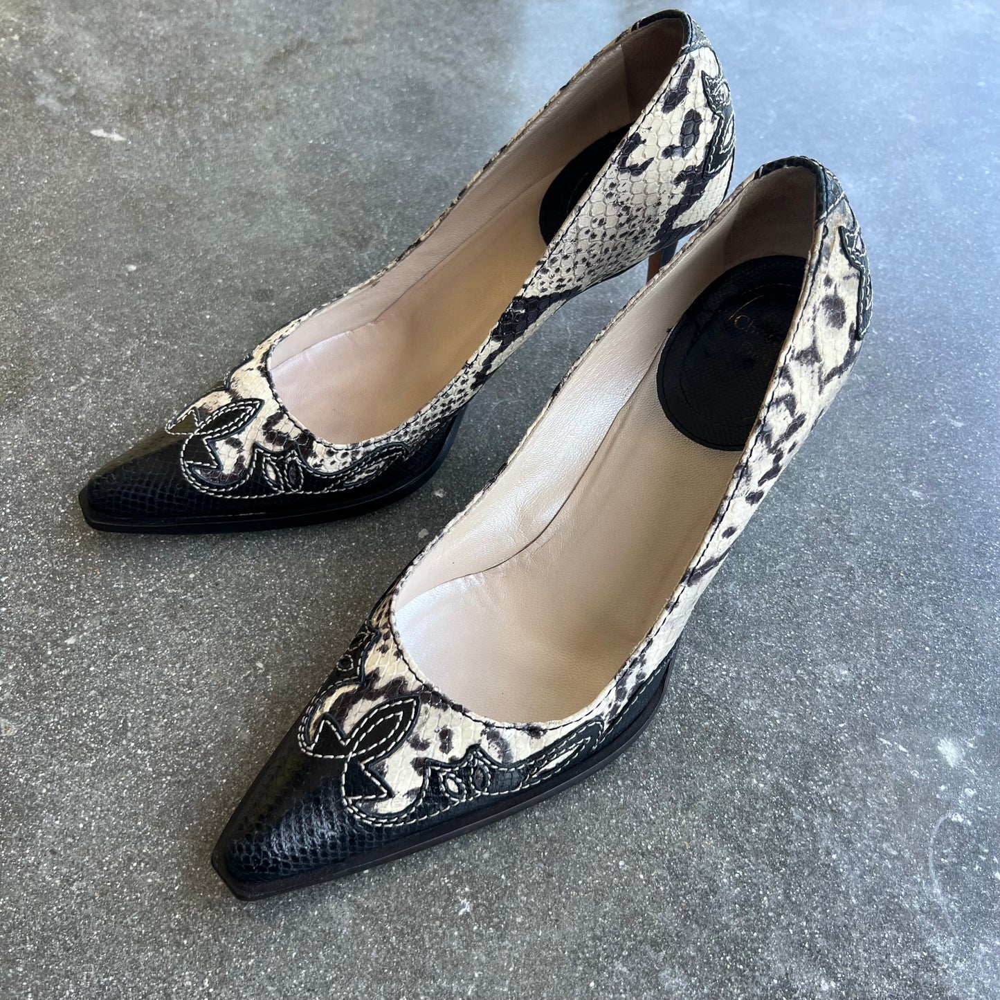 John Galliano Christian Dior Western Pumps - 38.5