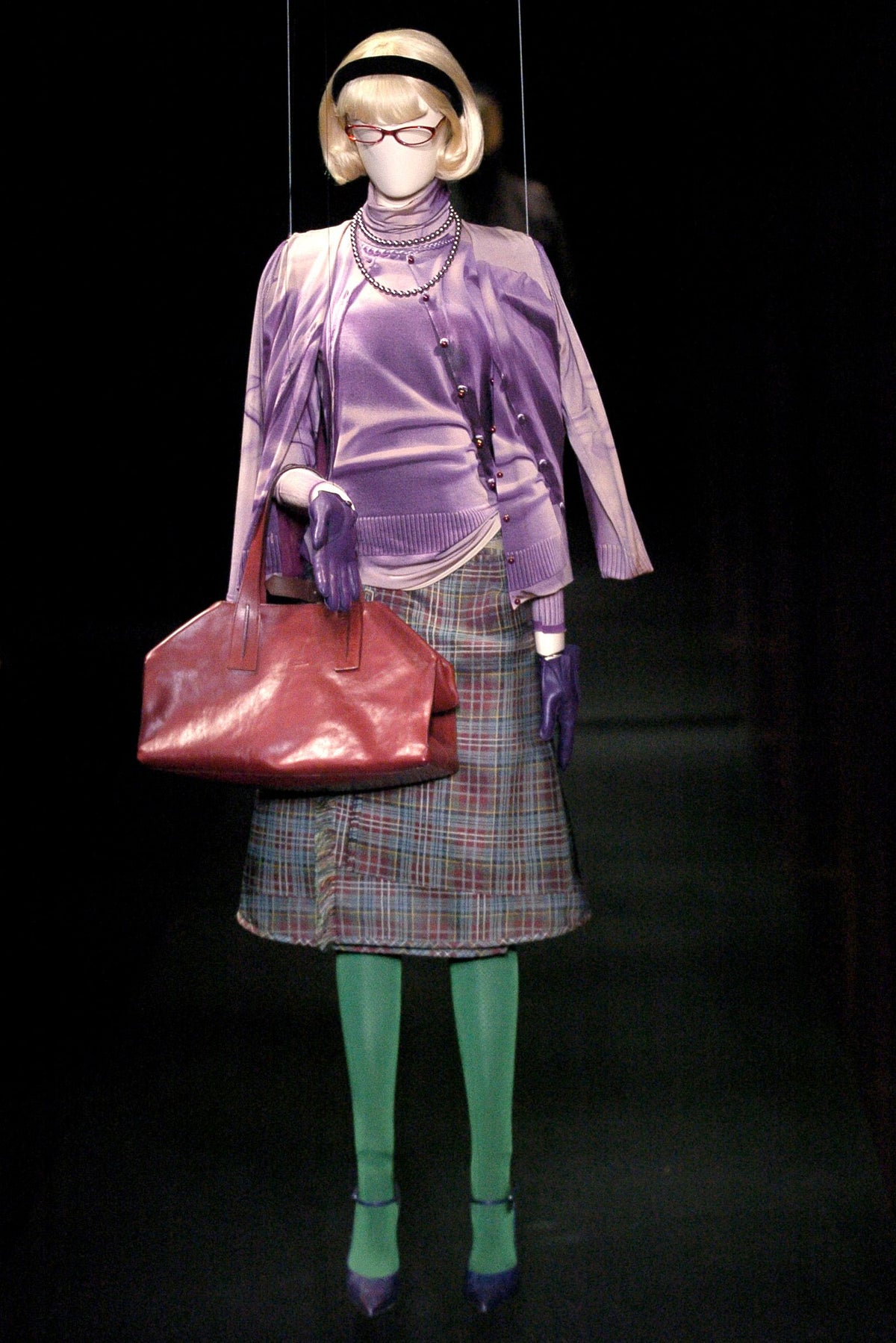 F/W2004 Jean Paul Gaultier Trompe L’œil Tartan Skirt - US 2-6