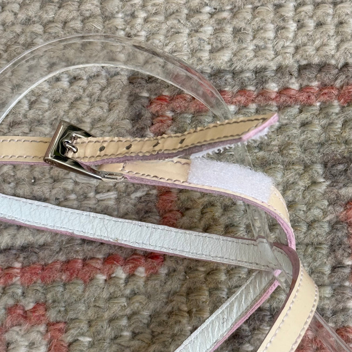 S/S2004 Galliano Dior Cherry Blossom Wrap Wedges - US 6.5-7