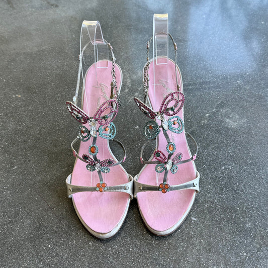 00s Giuseppe Zanotti Butterfly Sandals - US 6.5-7