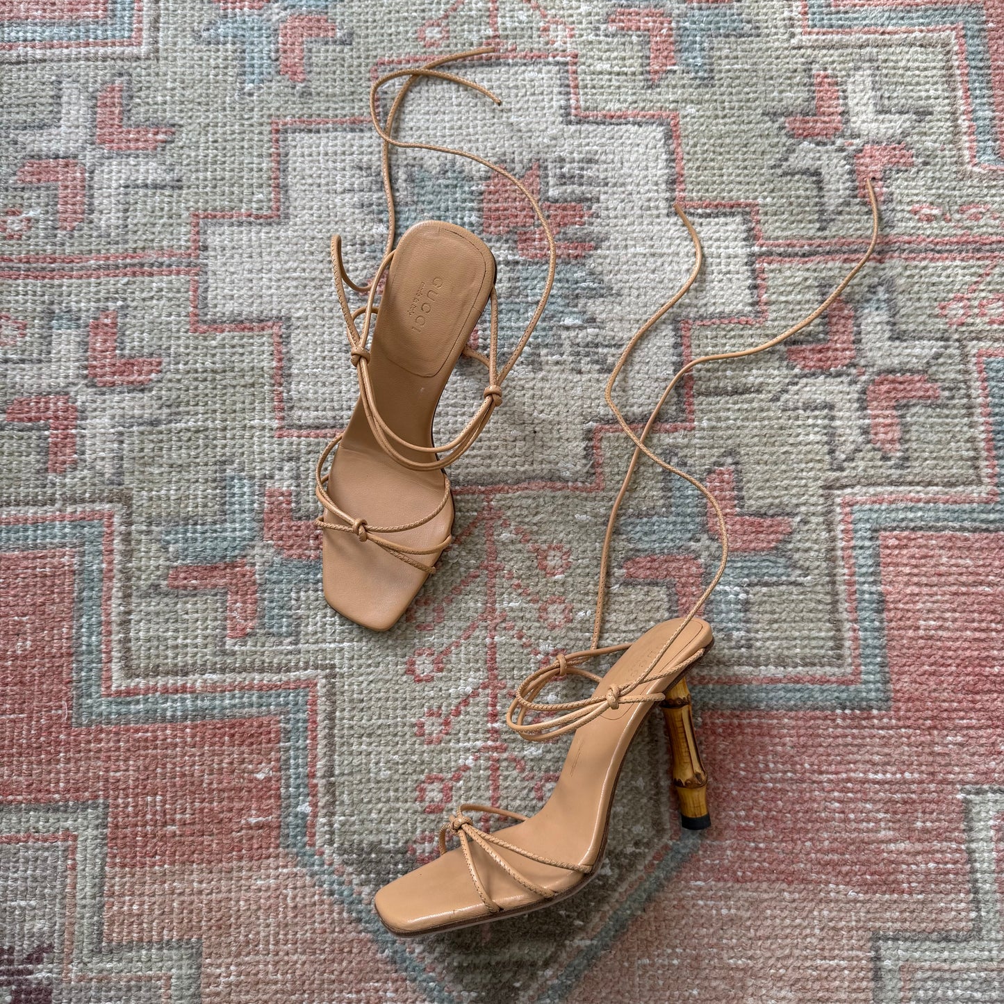 S/S2002 Tom Ford Gucci Bamboo Sandals - US 6.5-7