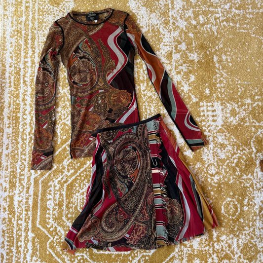 2000s Jean Paul Gaultier Paisley Set