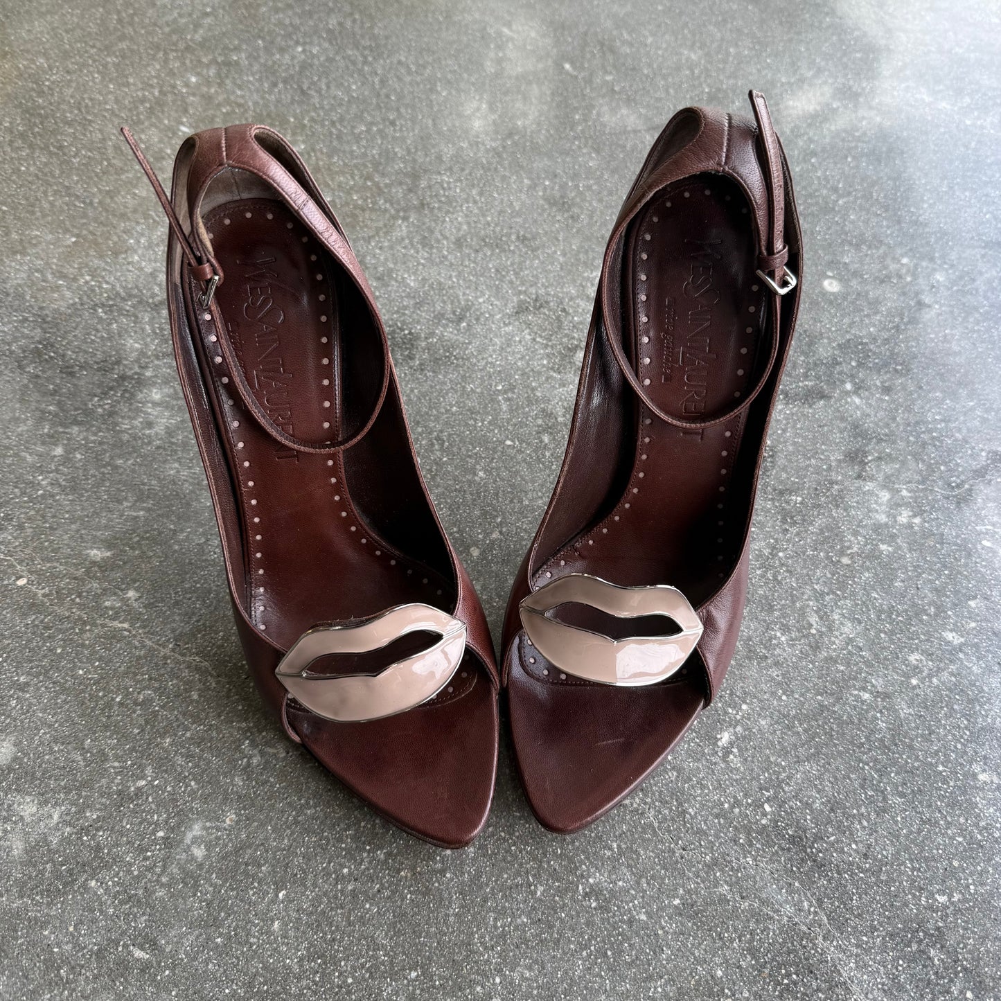 Tom Ford Yves Saint Laurent SS03 Lips Heels - US 7.5