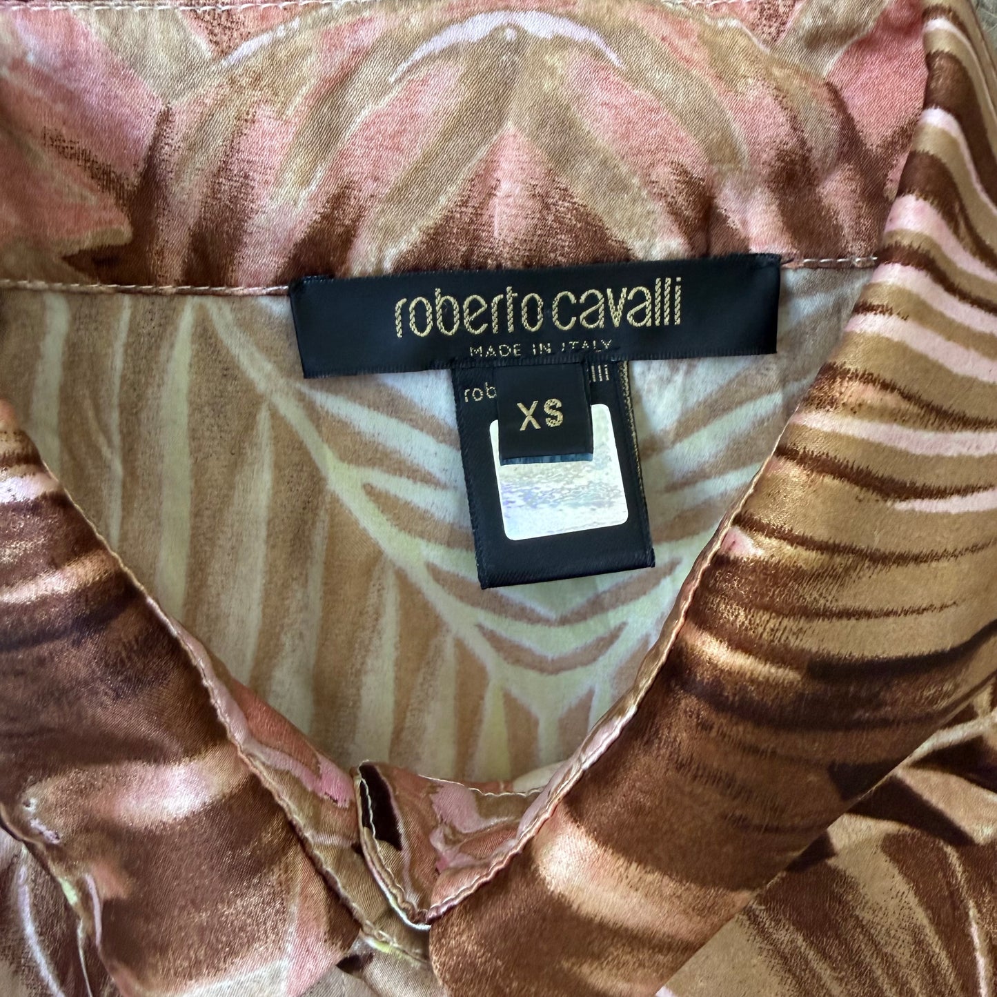 S/S2004 Roberto Cavalli Silk Skirt Set