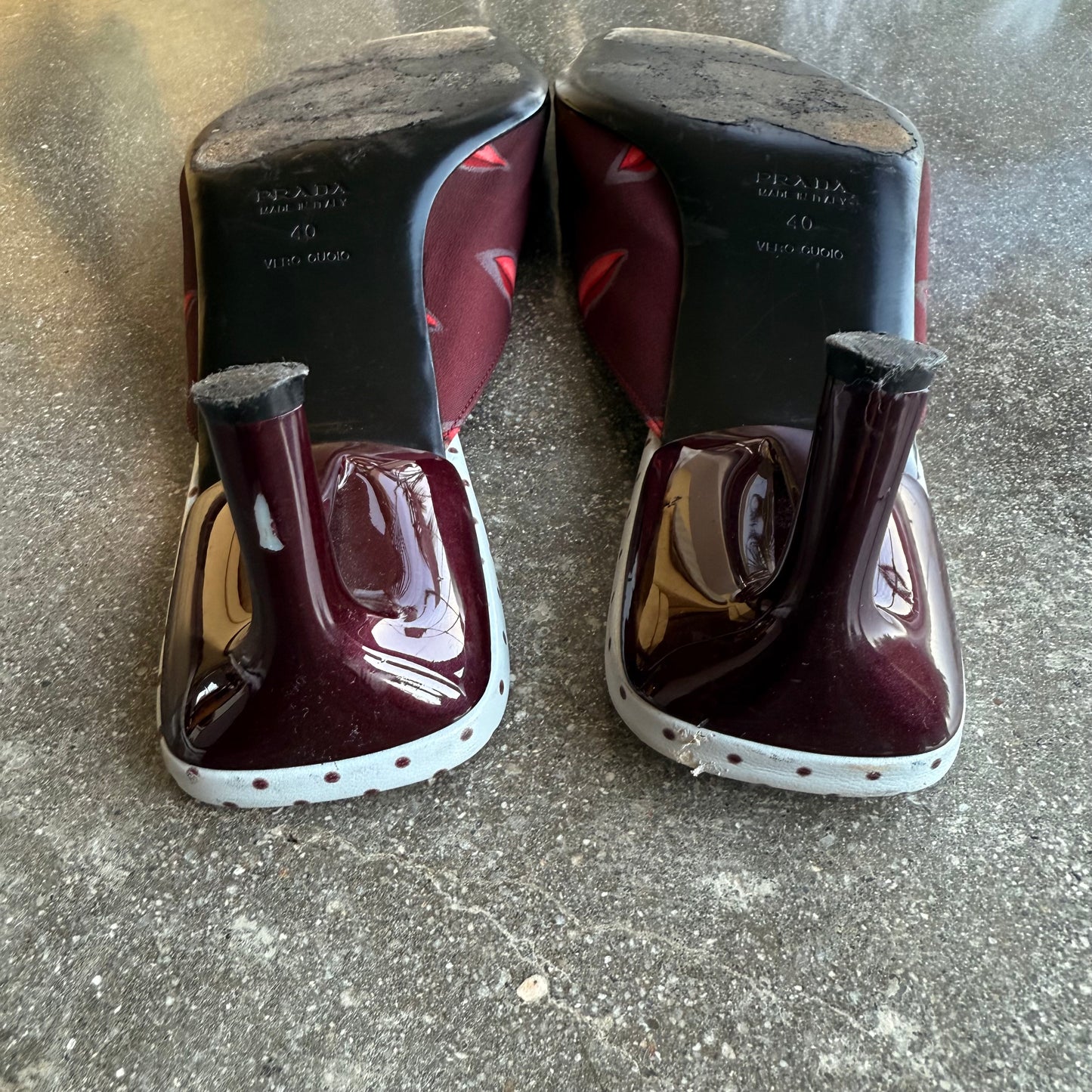 S/S2000 Prada Kiss Mules - US 9.5