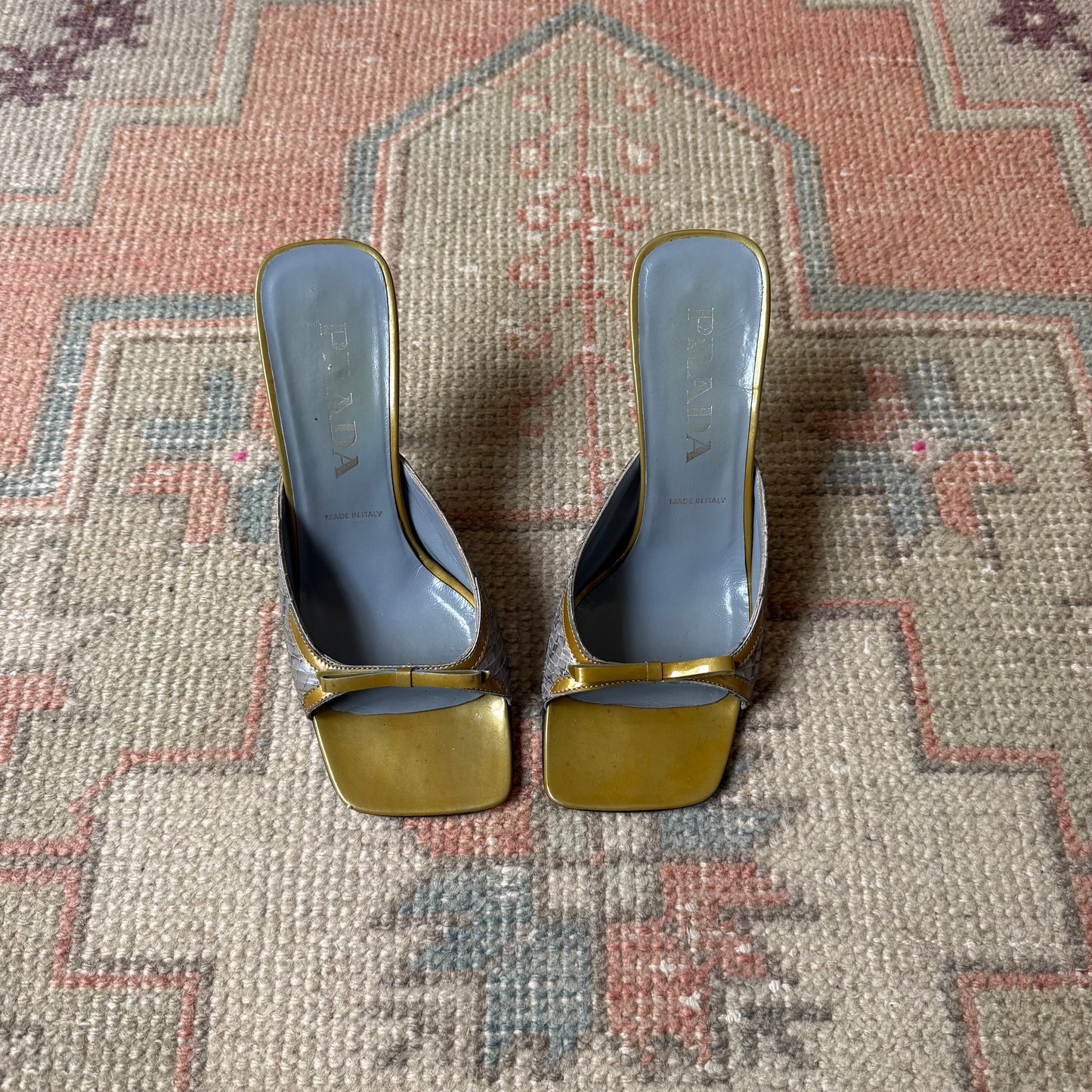 S/S2000 Prada Bow Mules - US 6.5