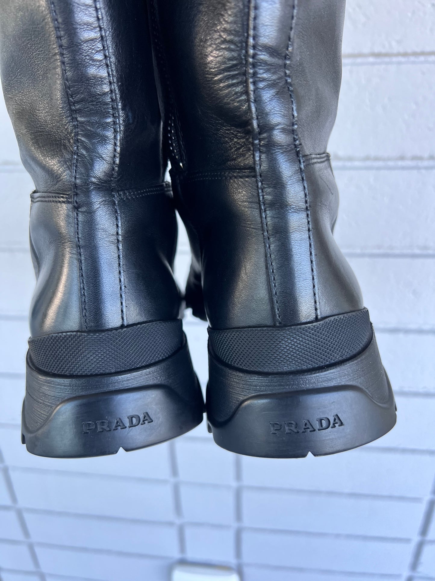 Prada FW04 Lug Sole Boot - 39.5