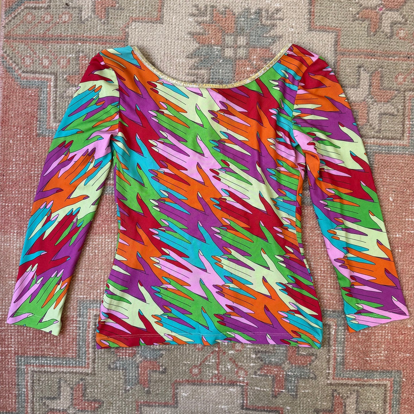 Spring 2005 D&G Hands Print Cutout Top