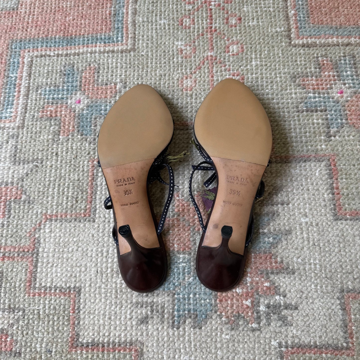 S/S2002 Prada Bouquet Sandals - US 6