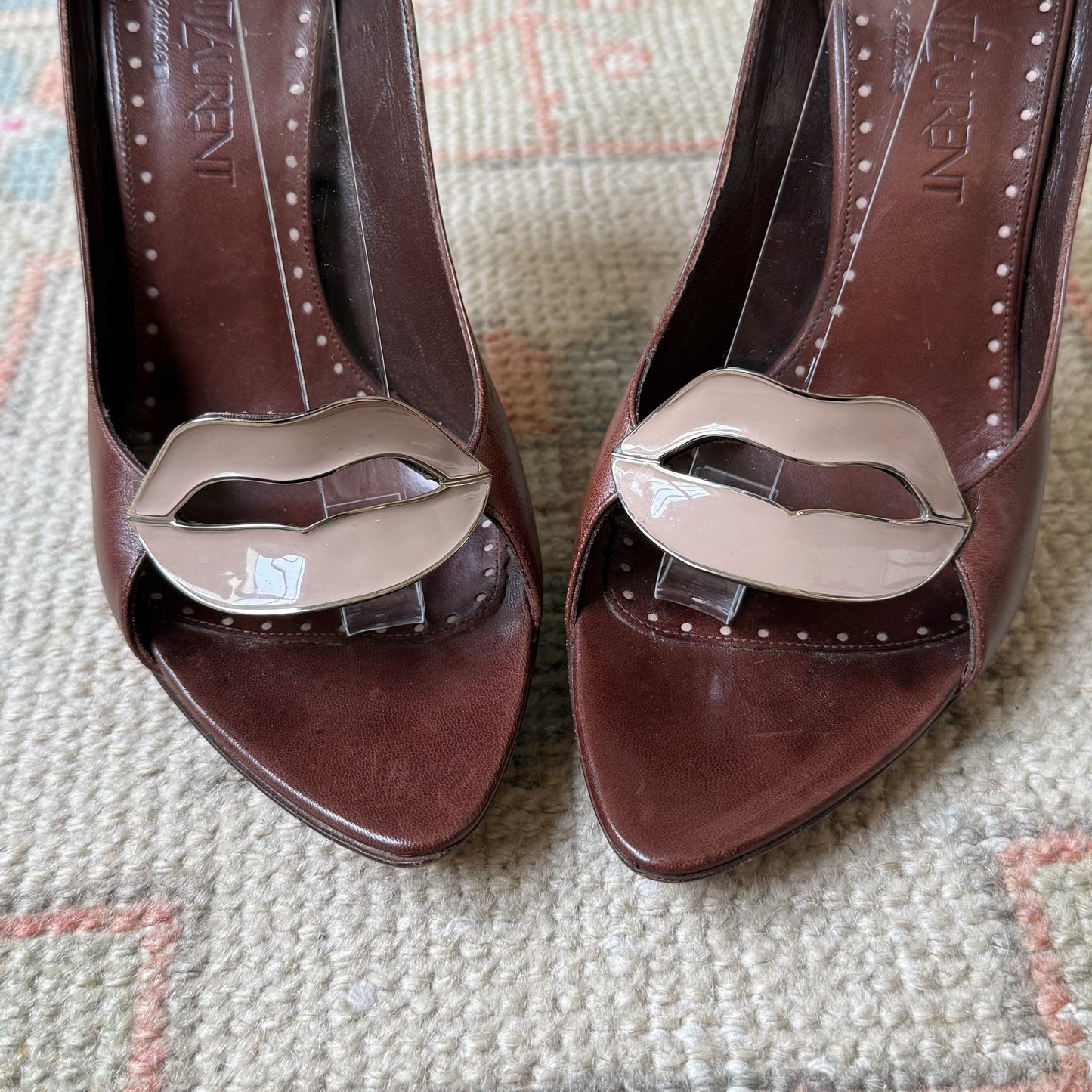 Tom Ford Yves Saint Laurent S/S2003 Dali Lip Heels - US 7.5