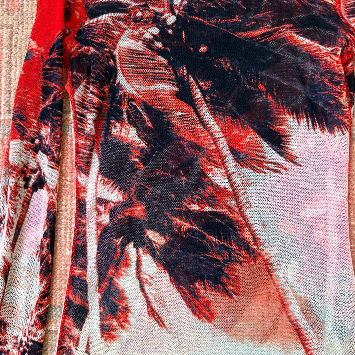 Spring 1999 Jean Paul Gaultier Palm Tree Top - size XS-M