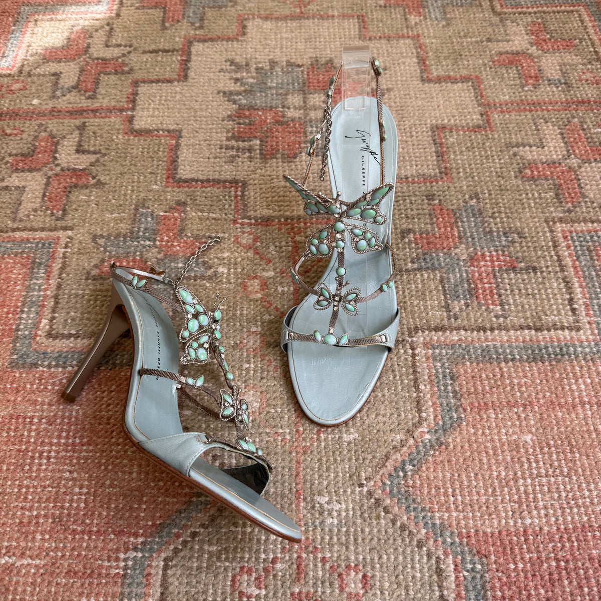 S/S2001 Giuseppe Zanotti Butterfly Sandals - US 8
