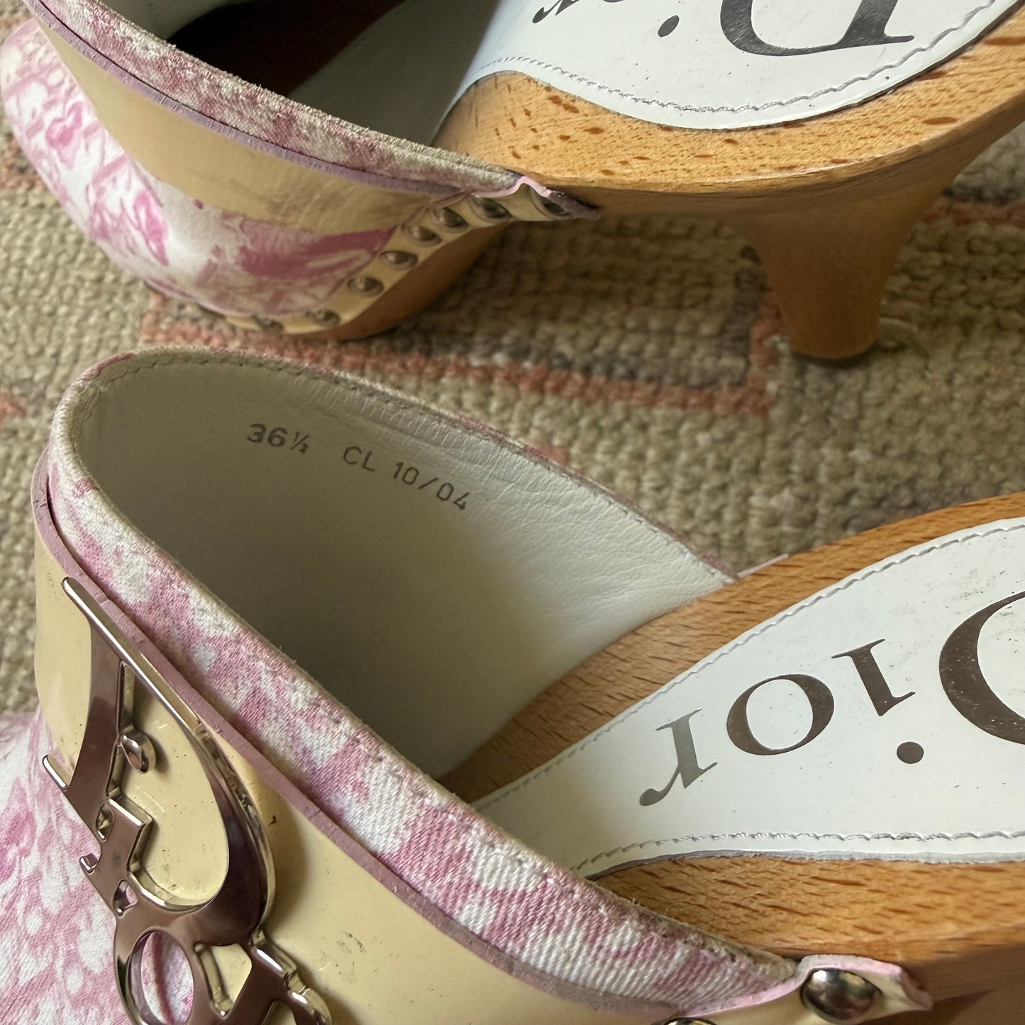 S/S2004 Galliano Dior Girly Clogs - US 6.5