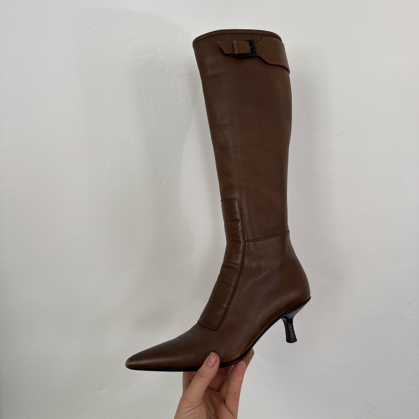 F/W2000 Tom Ford Gucci Cognac Boots - US 5