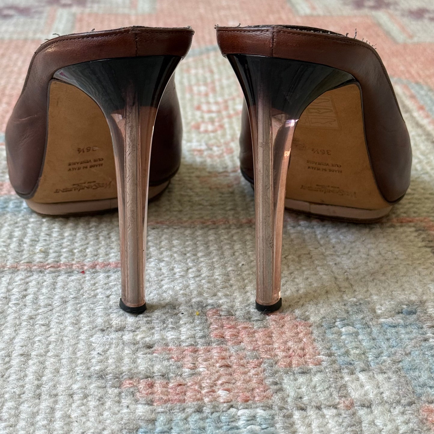 S/S2003 Tom Ford Yves Saint Laurent Kiss Mules - US 6.5