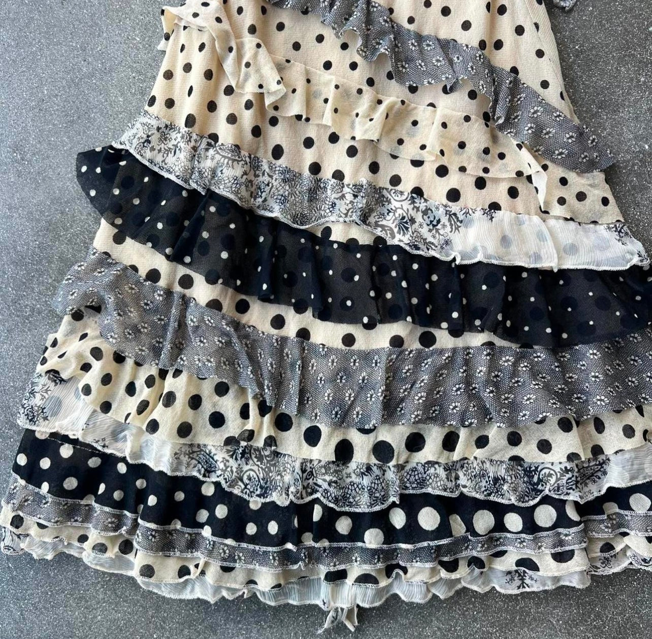 90s Fuzzi Polka Dot Dress