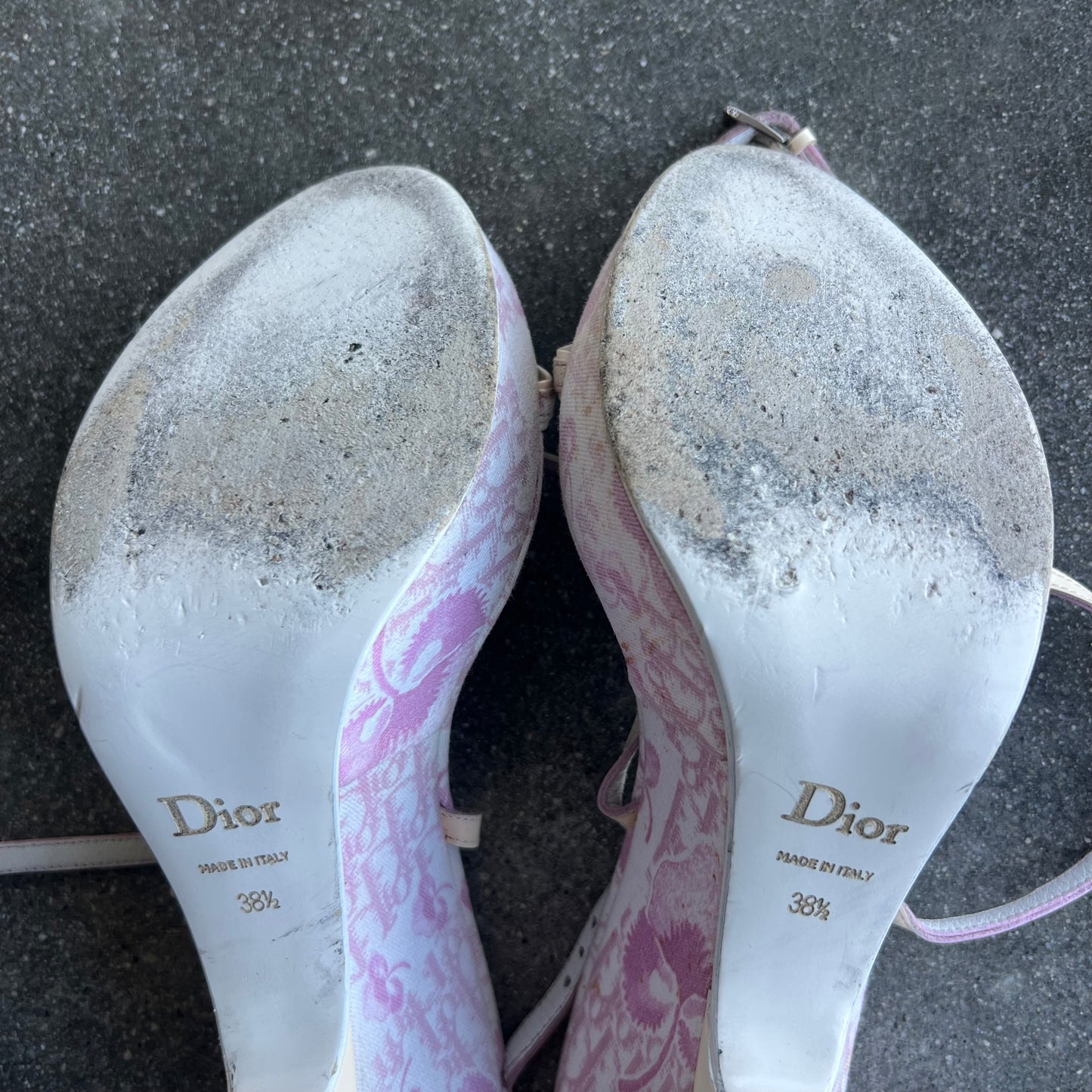 SS04 Galliano Dior Cherry Blossom Heels - US 8