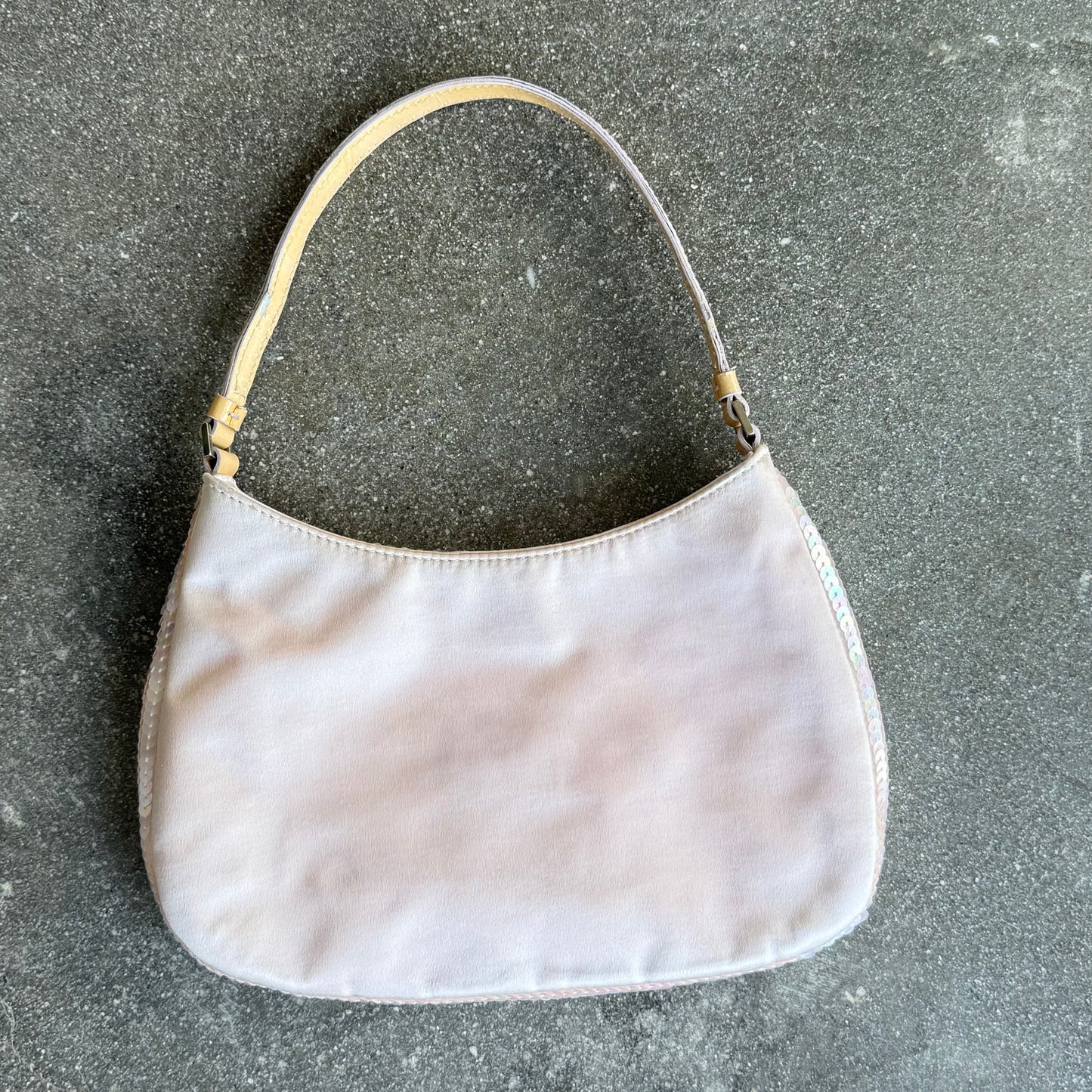 SS00 Prada Cleo Pink Sequin & Satin Purse