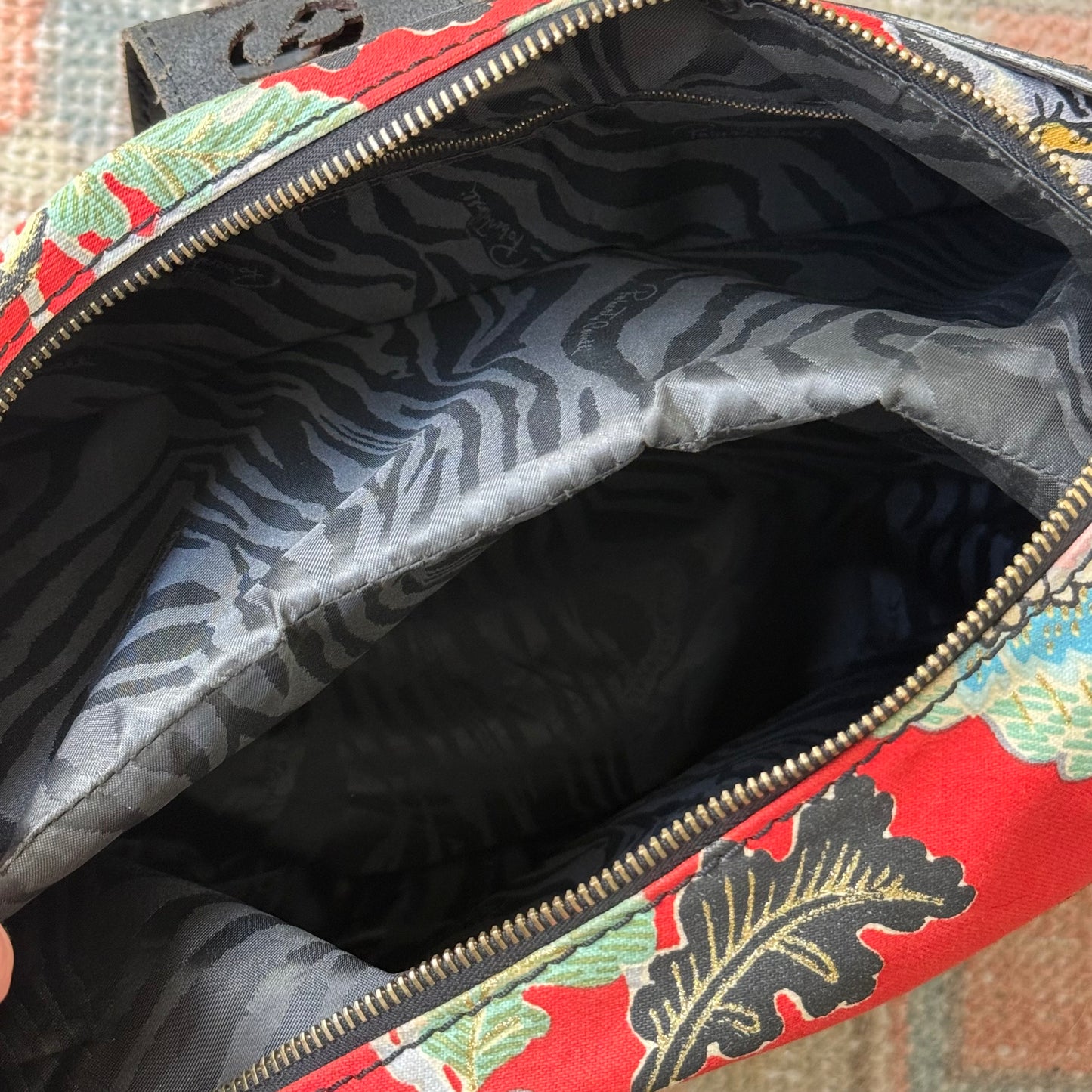 S/S2003 Roberto Cavalli Chinoiserie Shoulder Bag