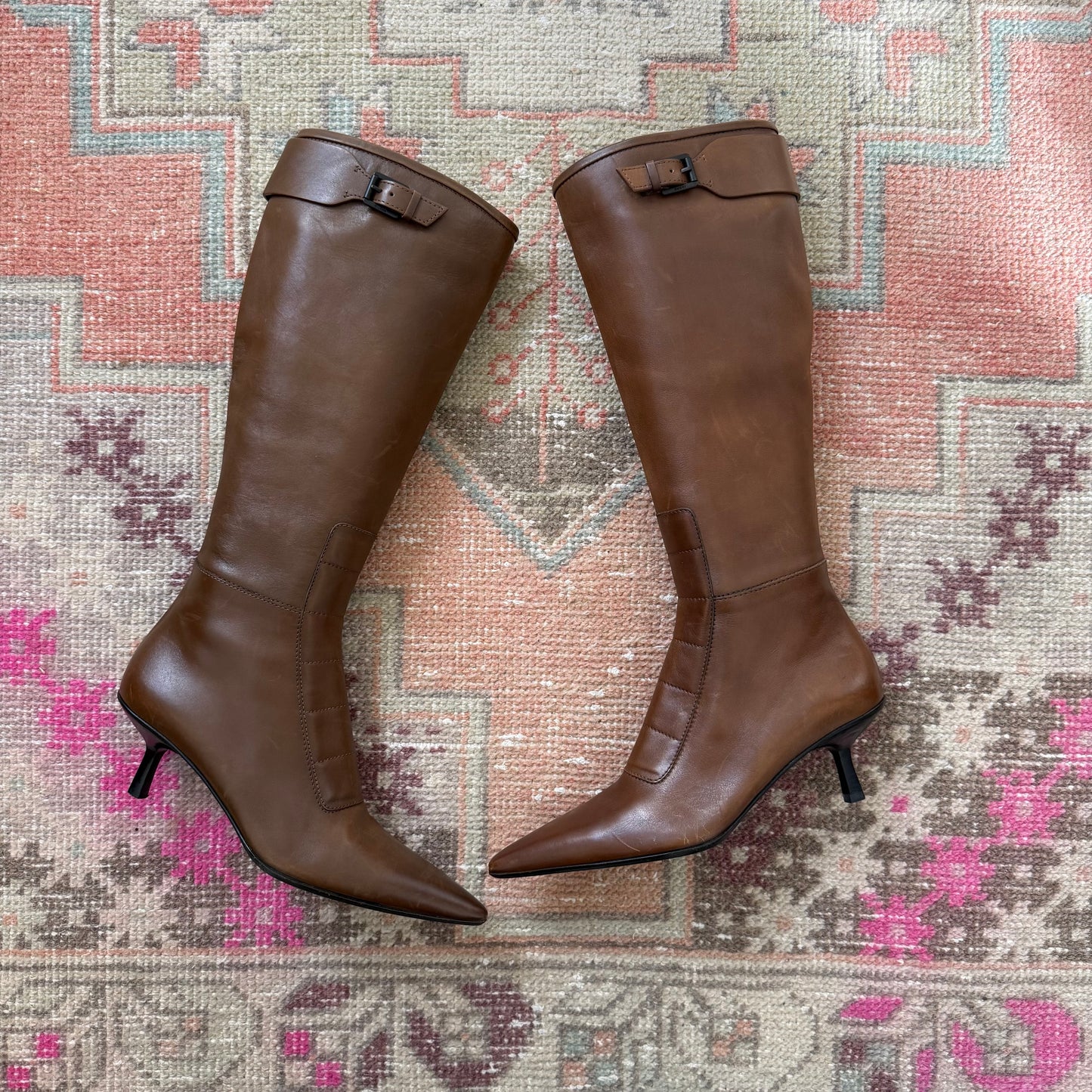 F/W2000 Tom Ford Gucci Cognac Boots - US 7