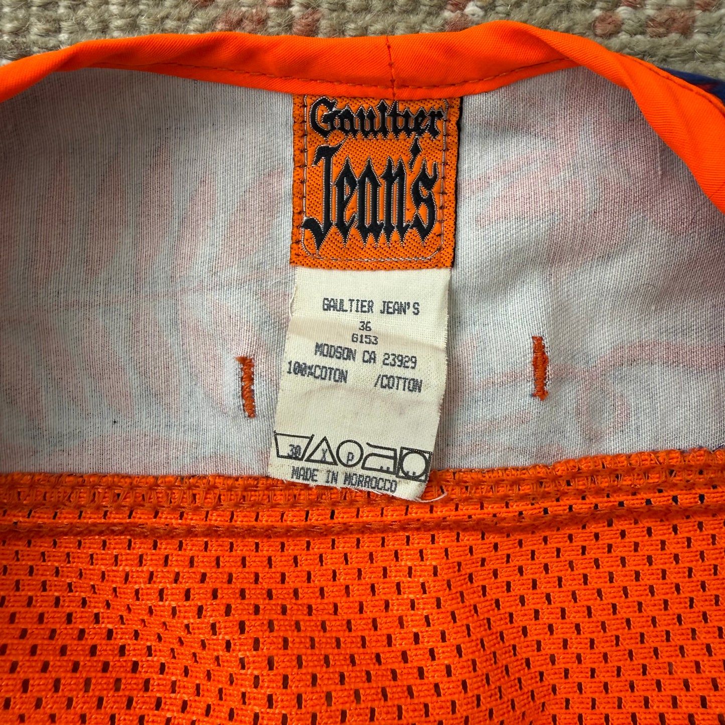 Gaultier Jeans Tropical Corset Top