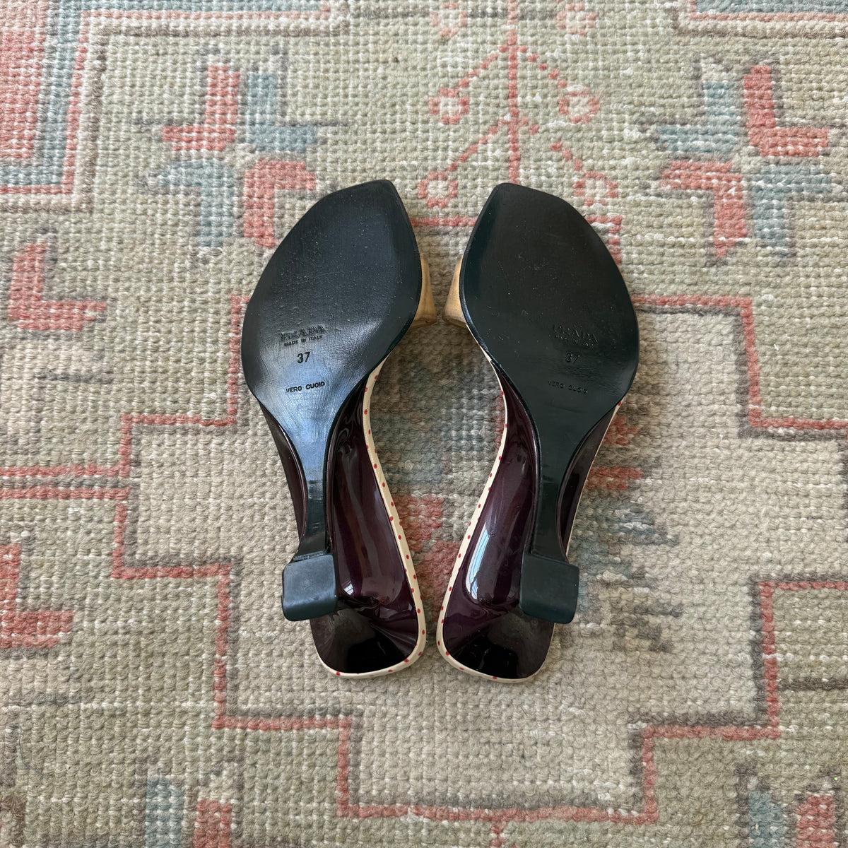 S/S2000 Prada Lip Sculptural Wedges - US 7-7.5