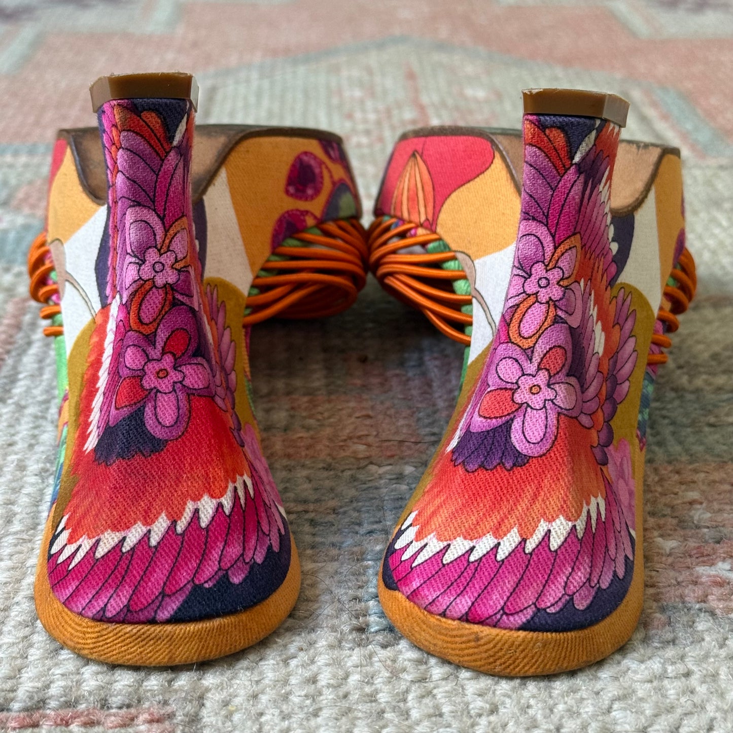 S/S2003 Galliano Dior Tropical Wedge - US 7-7.5