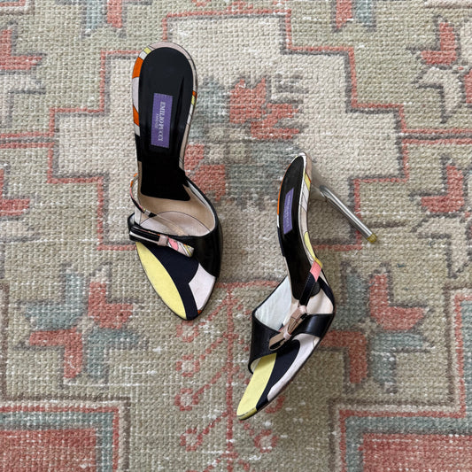 00s Pucci Rhinestone Bow Sandals - US 7.5