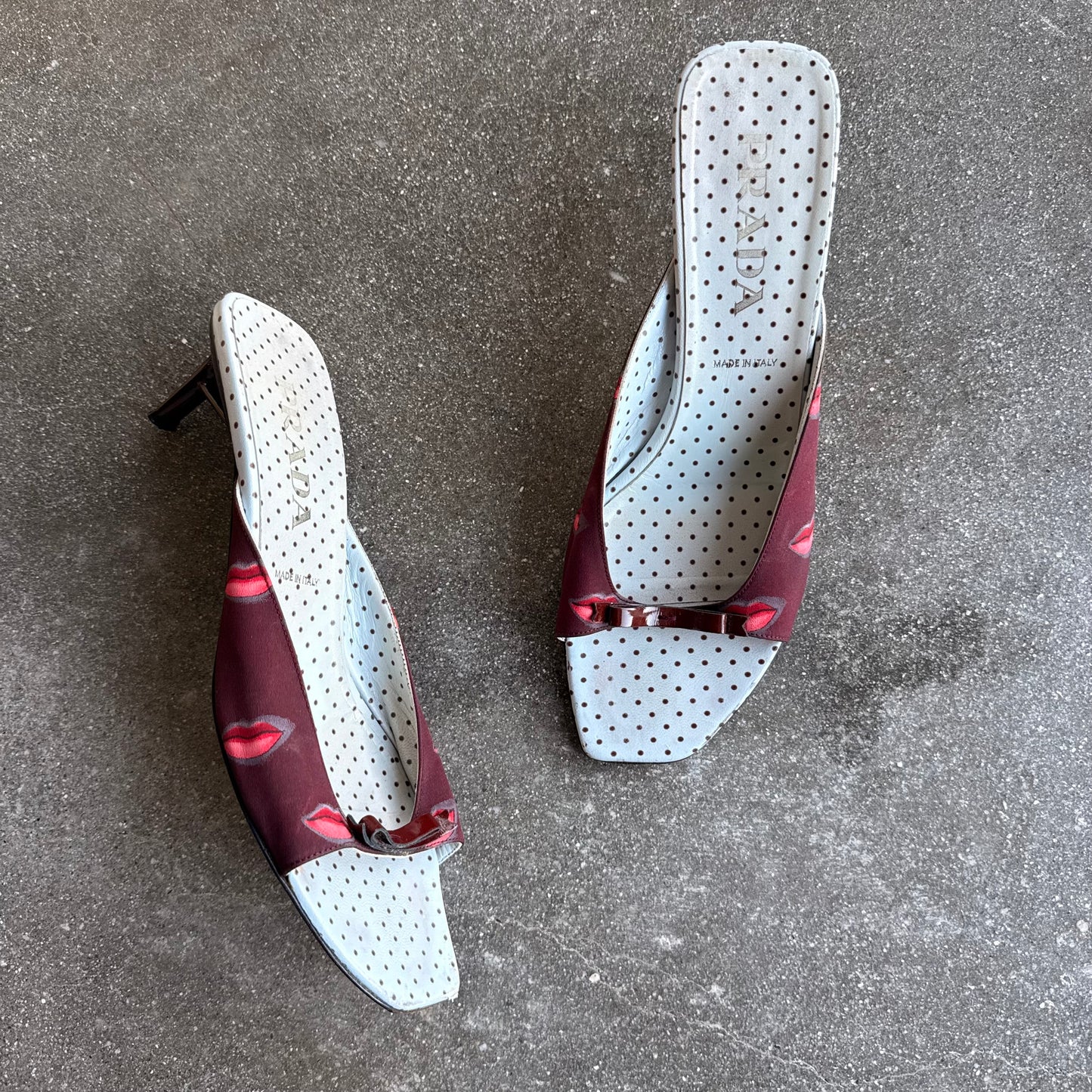 S/S2000 Prada Kiss Mules - US 9.5