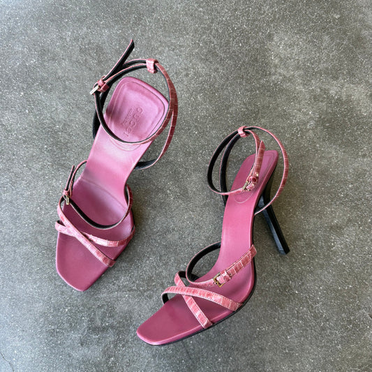 Pink Leather Gucci Tom Ford Sandals - US 8