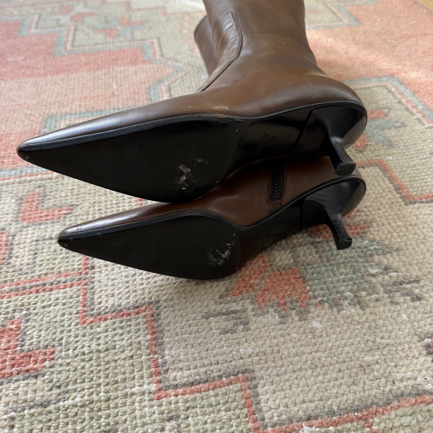 F/W2000 Tom Ford Gucci Cognac Boots - US 5