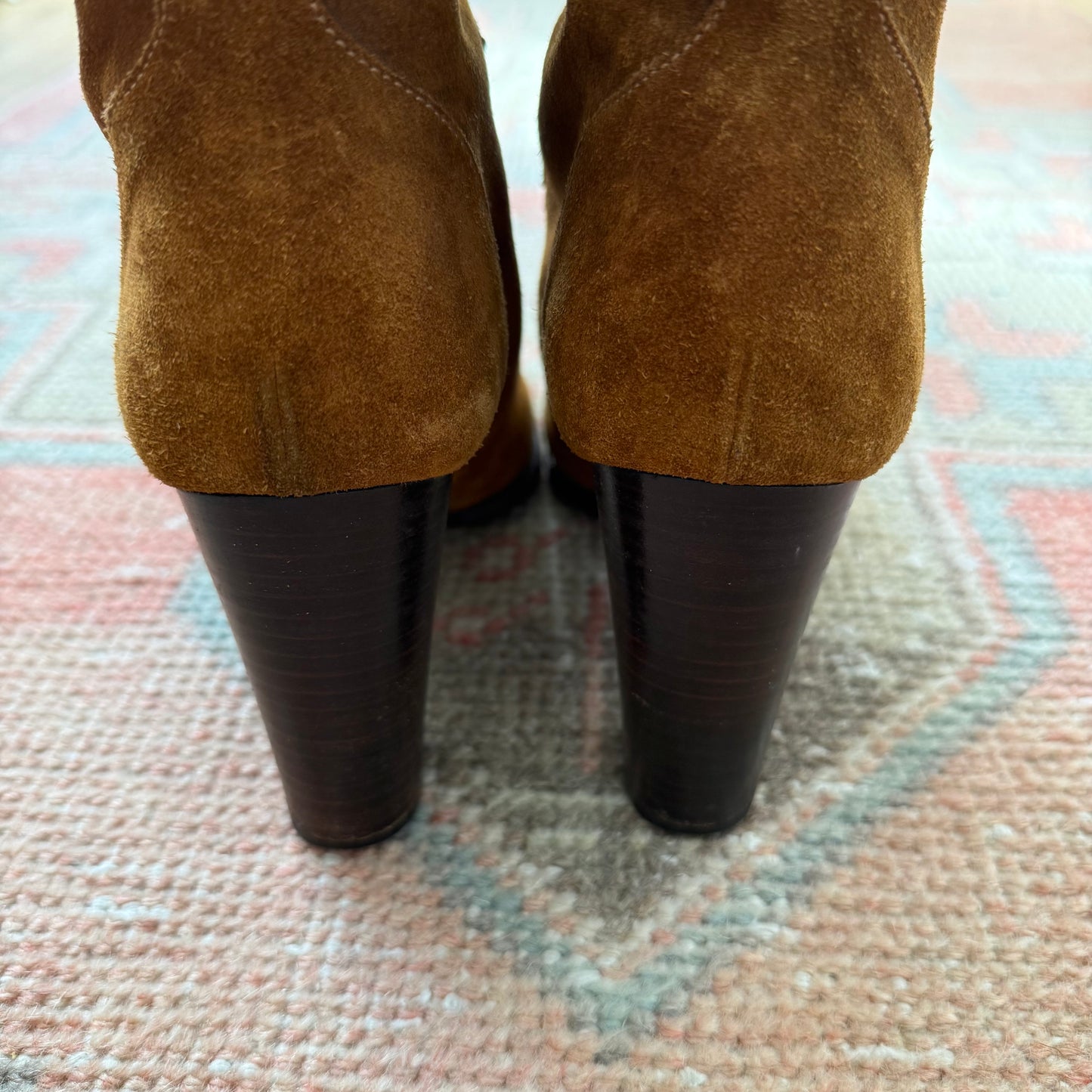 F/W2002 Dolce & Gabbana Suede Butterfly Boots - US 8
